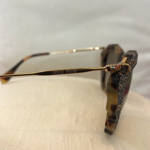 MIU MIU faux crystals Butterfly Sunglasses. - Picture 2 of 8